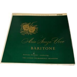 Aria Senza Voce Baritone vintage Vinyl Record